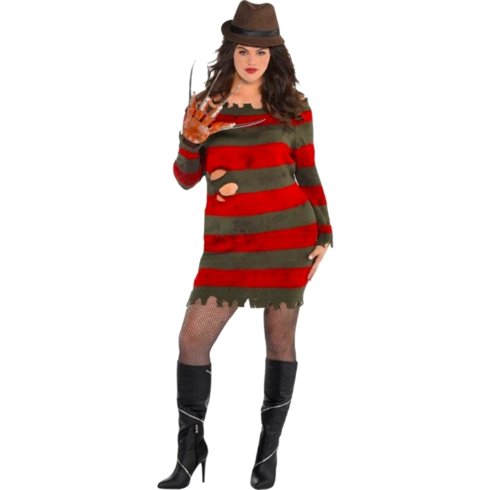 A Nightmare on Elm Street Adult Miss Krueger Costume Plus Size